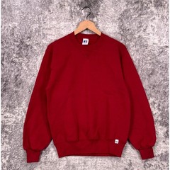Vintage Russell Athletic Sweatshirt Small Mens Made USA Crewneck Deep Red