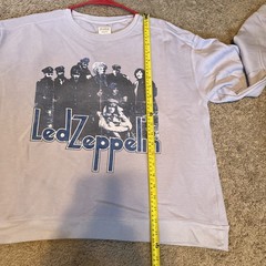 Led Zeppelin People Of Leisure Crew Neck Sweatshirt Size Large