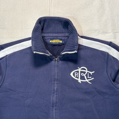 Ralph Lauren Rugby Full Zip Sweatshirt Jacket Men Sz L RRL Logo Embroidered