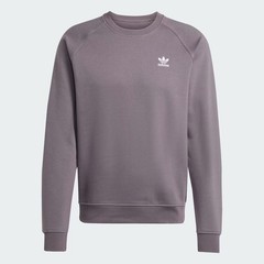 adidas Trefoil Essentials Crew Sweatshirt Grey