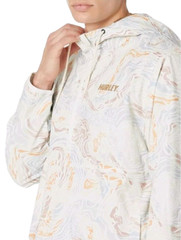 Hurley Man’s Size M – Long Sleeve Half Zip Sherpa Anorak Hoodie