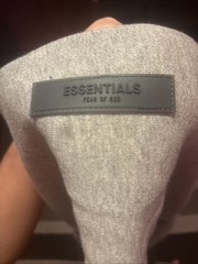 Essentials Hoodie Dark Oatmeal Size M