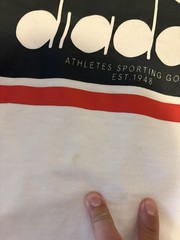Diadora Pullover 90s Size L Made In Bangladesh