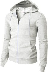 Men’s Zip Up Hoodie Lightweight Long Sleeve Basic Slim Fit Cotton SweatShirt