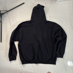 Gildan Men’s Black Pullover Fleece Hoodie Kangaroo Pocket Size XL