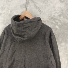 PORT & COMPANY Hoodie Fleece SMALL Men Casual Print Pullover Fall Winter Gray