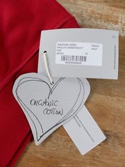 (NO CUSTOMS TAX) VIVIENNE WESTWOOD red sweatshirt w orb logo embroidery Medium