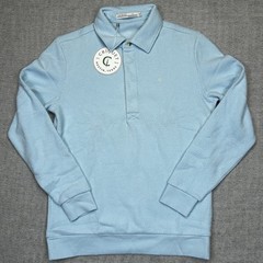 Criquet Polo Sweatshirt Mens Small Golf Pullover Preppy Rugby Casual Fleece