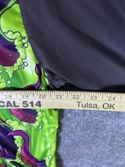 Rick & Morty Lightweight Hoodie Adult Size XL Purple Green Polyester Pullover