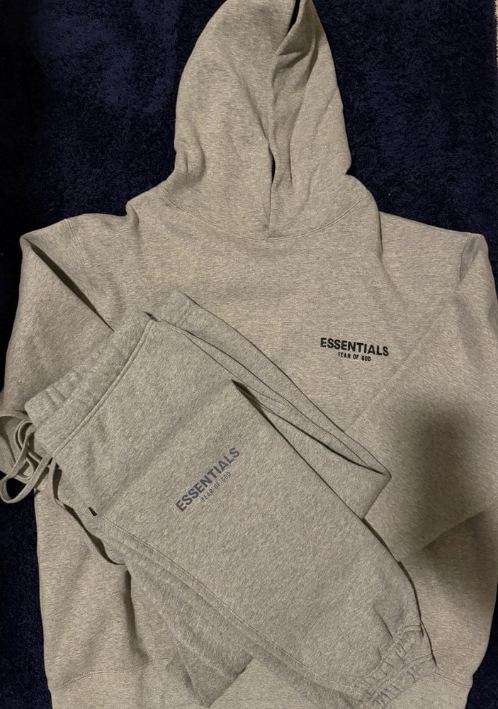 Fear Of God Essential Dark Oatmeal Set Size XXL