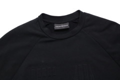 EMPORIO ARMANI Sweatshirt Men’s SMALL Pullover Crew Neck Embossed Logo