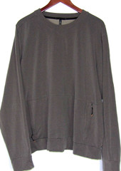 REI Co-Op Microfiber Stretch Pouch Pocket Gray Pull Over Sweatshirt Men’s XL