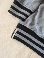 Volcom Men’s Zip Hoodie Grayscale Color Block Pockets Skate Ski Tech Fleece LG