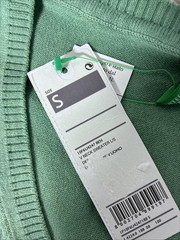 New United Colors of Benetton Lt Green Crew Neck Sweatshirt Size S Men