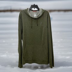 Gerry Men’s Hoodie Rayon Sweatshirt Size XL Olive Green Long Sleeve Pocket