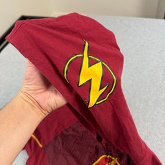 DC Comics The Flash Hoodie Mens Medium Red Graphic Full Zip