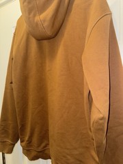 Hooké Hoodie Large Brown Red Sherpa Logo Pullover Organic Cotton Outdoor L I#1