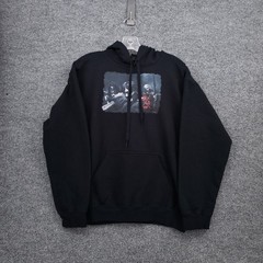 The Walking Dead Season 10 AMC Hoodie Mens Medium Black Gildan Sweatshirt Fleece