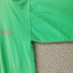 VTG 90s Souvenir Egypt Pyramids Graphic Polo Sweatshirt Mens XL Green Terry Boxy