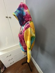 US Vintage Tie Dye Peace Sign Hoodie