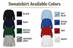 Personalised Photo and Text Sweatshirt, Custom Front & Back Jumper, Custom Gift
