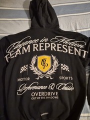 Represent Owner’s Club Motorsport Racing Black Pullover Hoodie Size XXS 2XS