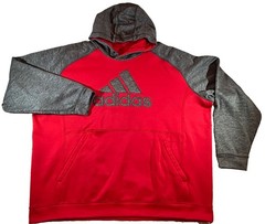 ADIDAS CLIMAWARM Men’s 3XL Regular Fit LS Pullover Active Hoodie Sweatshirt LOGO