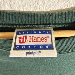 Vintage Hanes Ultimate Cotton Forest Green Blank Crewneck Sweatshirt XL