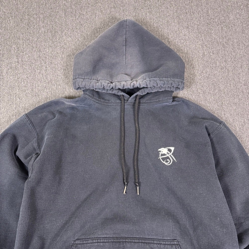 Celtic 3 Sided Trinity Knot Black White Hoodie Sweater Adult Large