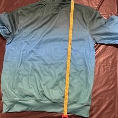 UKG Unbound Men’s Large Pullover 100% Polyester Teal Long Sleeve HOODIE
