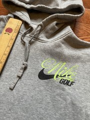 Nike Golf Sweatshirt Hoodie Gray Logo Swoosh Athleisure Mens Large Sports