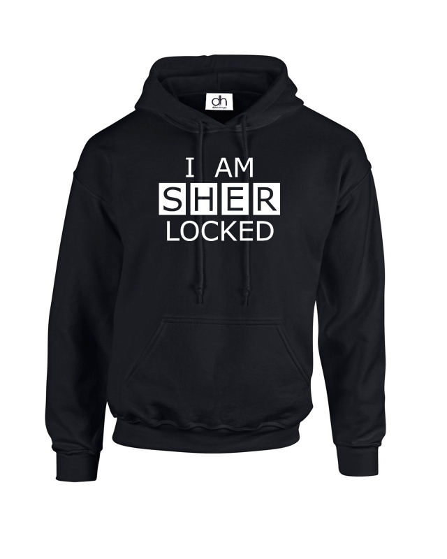 I Am Sher Locked Bridge Hoodie Unisex Dope Swag Hipster Top XXS-XXL (