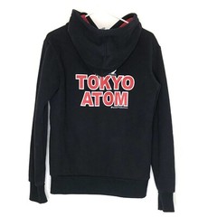 Tokyo Atom Hoodie Astro Boy Tezuka Production Carpet Patch Mens Small Black