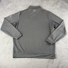 Peter Millar Top Mens Large Gray Crown Sport 1/4 Zip Golf Stanwich Country Club