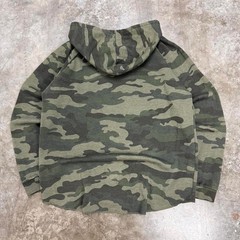 Y2K Remington Camo Fleece Lined Hoodie Size XL