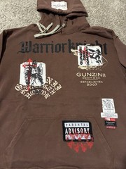 Gunzinii Denim & Co. Pullover Hoodie Size Medium Brown Brand New With Tags