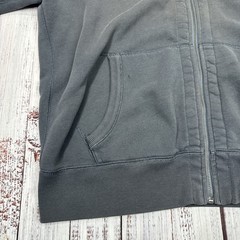 VTG Polo Ralph Lauren Lined Hoodie Mens Sz Large Gray Full Zip Logo Classic