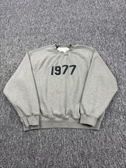 Fear of God Sweatshirt Men Medium Essentials Dark Oatmeal 1997 Crewneck Pullover