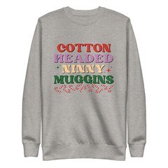 Cotton Headed Elf Christmas Funny Unisex Premium Sweatshirt S,M,L,XL,2X,3X