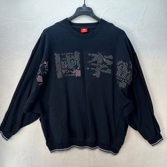 LI-NING CHINA Men’s 3XL Oversized Crewneck Sweatshirt Embroidered LOGO