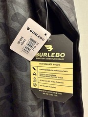 Burlebo Performance Hoodie Black Camo Men’s Size Large