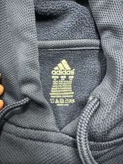 Adidas Navy and Yellow Michigan Football Hoodie 100% Polyester Size XL