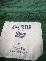 Hollister University of Miami Hurricanes Boxy Graphic Crew Sweatshirt Size M NWT