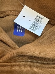 Yeezy Gap Hoodie Size Small Brown Double Face Oversize Cropped New FAST SHIPPING