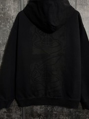 Sick Vivienne Westwood Anglomania Big Logo Orb Pirate Hoodie Luxury Streetwear L