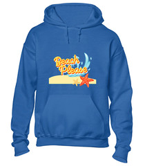 BEACH PLEASE HOODY HOODIE COOL SUMMER HOLIDAY CLOTHING CASUAL FASHION TOP