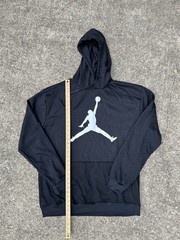 Nordstrom Michael Air Jordan Black Graphic Print Pullover Hoodie 2XL Logo Fleece