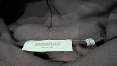 Fear of God Essentials Hoodie ‘Plum’ L Size Loose Oversized Hoodie NWT SS23