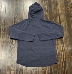 Mizzen Main Pullover Hoodie Mens Medium Blue Rayon Nylon