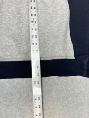 Adidas Men’s S2S Kangaroo Grey Blue Pullover Hoodie Sweatshirt Zip Sides Small